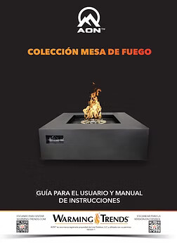 AON Fire Table Collection Instruction Manual - SPANISH