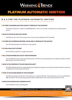 Platinum Ignition System Q&A