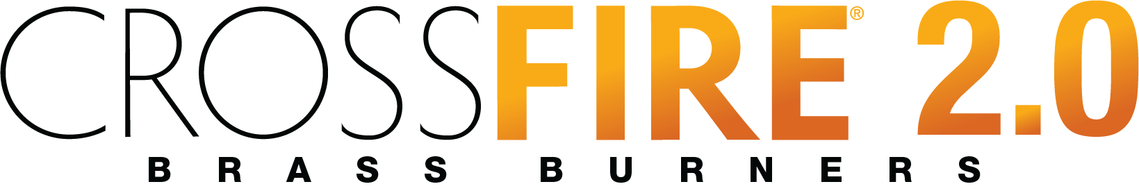 CROSSFIRE® 2.0 brass burners logo