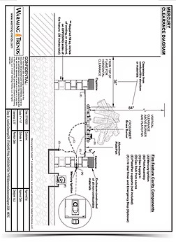 Mercury Electronics and Clearance Diagram