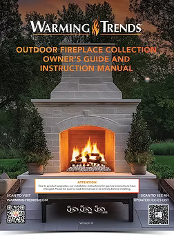 Outdoor Fireplace Instruction Manual