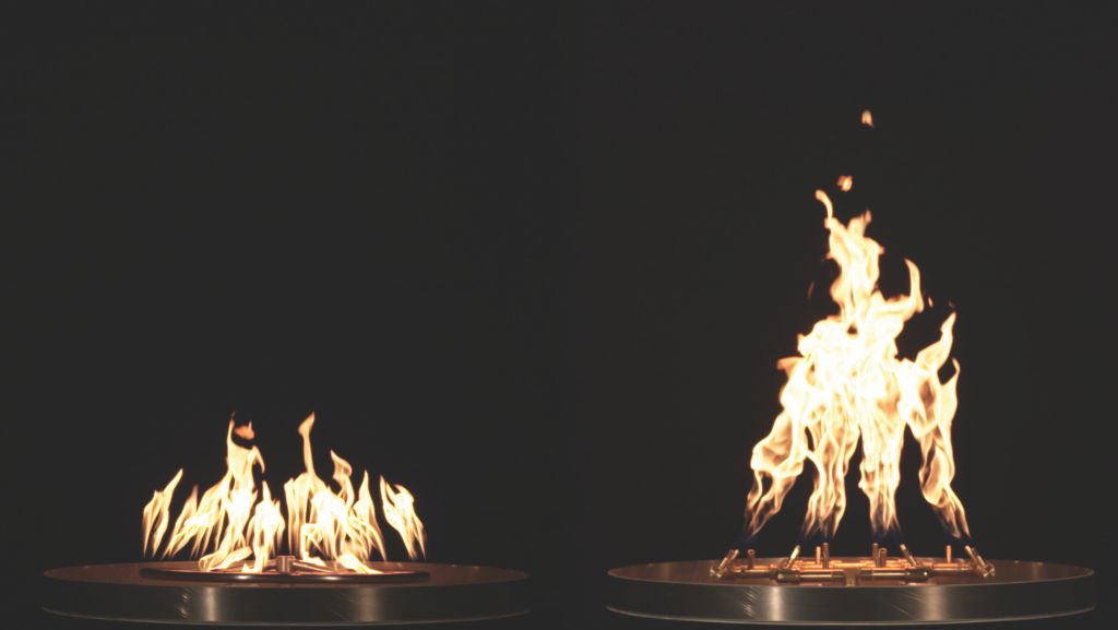 Steel Ring Burner vs CFB180 Original CROSSFIRE® Brass Burner